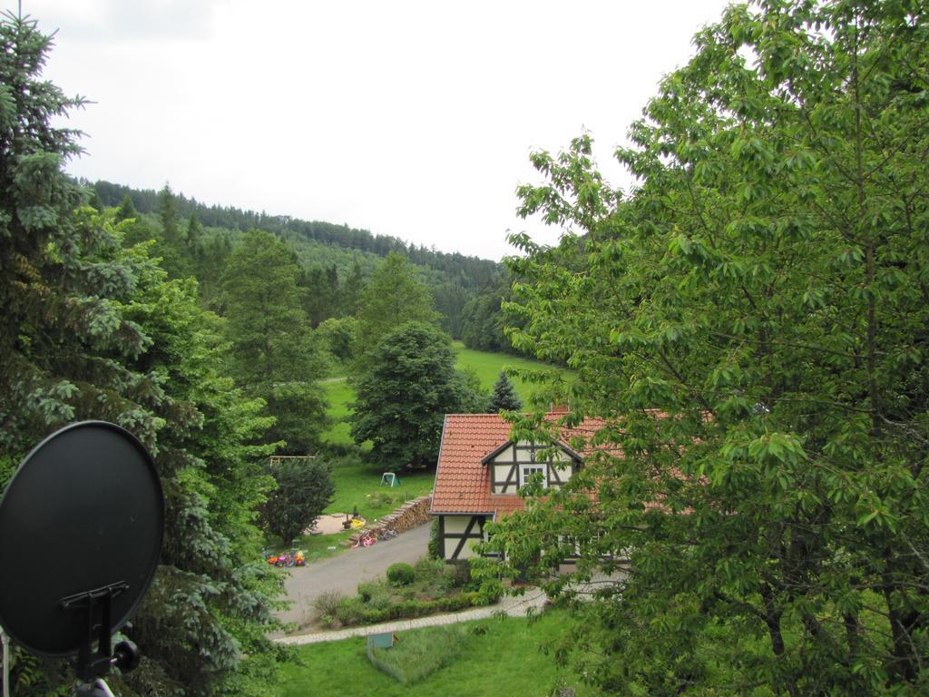 Hof Guttels Waldgasthof Ferienpension Rotenburg an der Fulda Oda fotoğraf